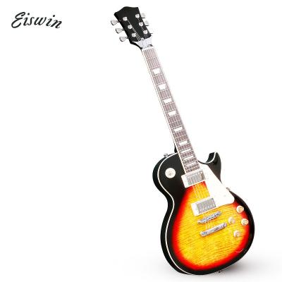 China Basswood Office 30 Days Pay Basswood Electric Guitars Supply High Quality Electric Guitar With 6 Strings OEM ODM Customs Service LP Guitar for sale