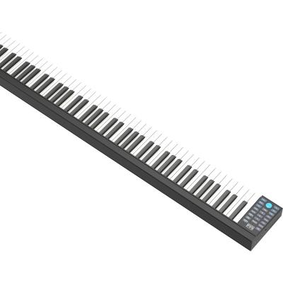 China Best Silica Gel Electric Piano Keyboard with 88 Key Digital Touch Piano with Bluetooth MIDI Portable Piano Keyboard for Beginner for sale