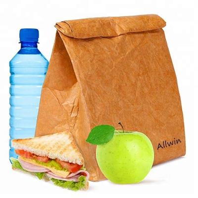 China Waterproof Reusable Aluminum Lining Cooler Tyvek Paper Insulated Lunch Bag for sale