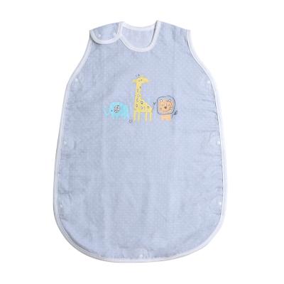 China Factory Manufacture Breathable Baby Sleeping Bag Set Breathable Soft Muslin Fabric Cotton Baby Sleep Sack for sale