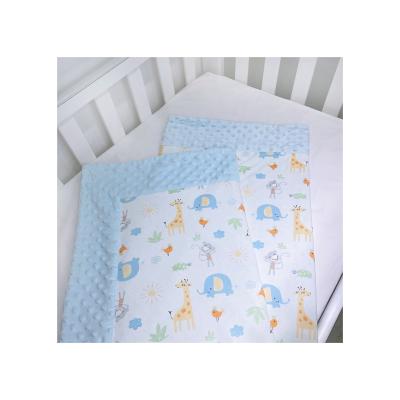 China Sustainable Price Full-Season 100% Cotton Suitable Interlock Soft Newborn Blanket for sale