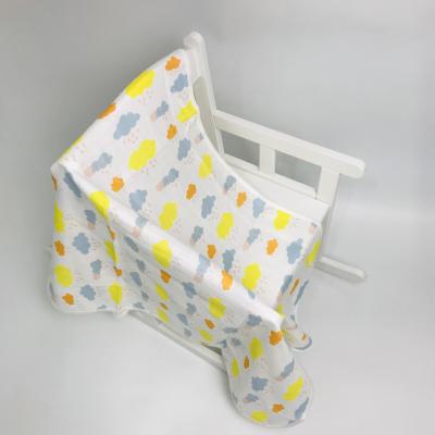 China Wholesale folded warm anti-pilling 100% cotton muslin baby blanket for spring and autumn for sale