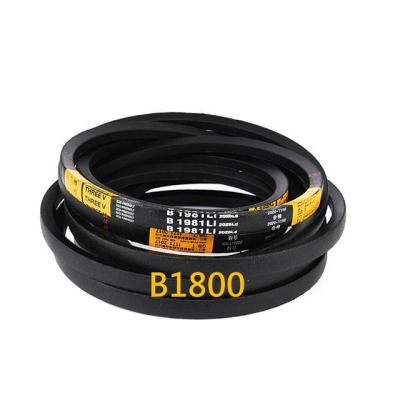 China B1800 Stores B1800 Construction Material And Oil B Compressor Crusher Heavy Duty Motor Drive Belt Anti-Static Triangle Belt Heat Air Triangle Type for sale