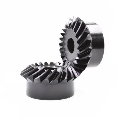 China Textile Machine Carbon Steel Hardened 1:1 Bevel Gear Bracket Customized Bevel Gear 90 Degree Bevel Gear for sale