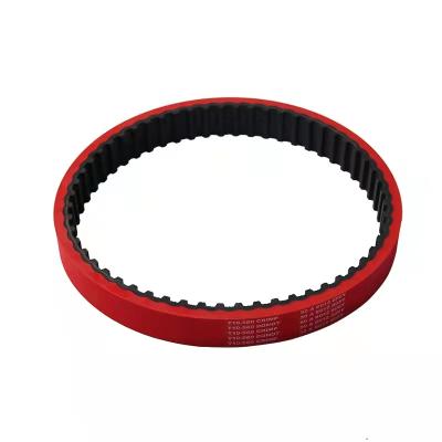 China High Quality Factory Customized Red Rubber Coating Vacuum Pulling Film Belt For Packaging Machine for sale