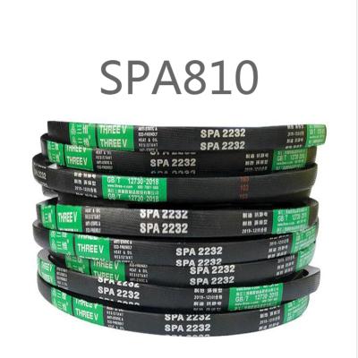 China Cheap high wear-resistant antistatic type Three-V SPA810 triangle belt SPA belt from building material stores new for sale