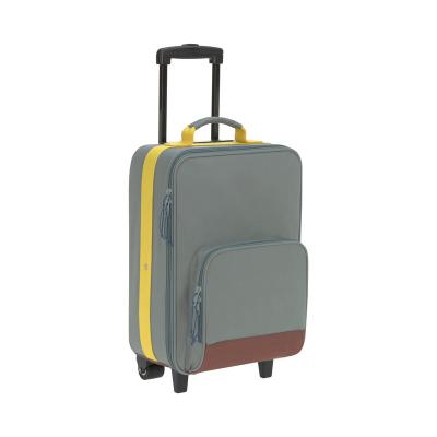 China Polyester Children's Luggage bag with packing belt and wheels for sale