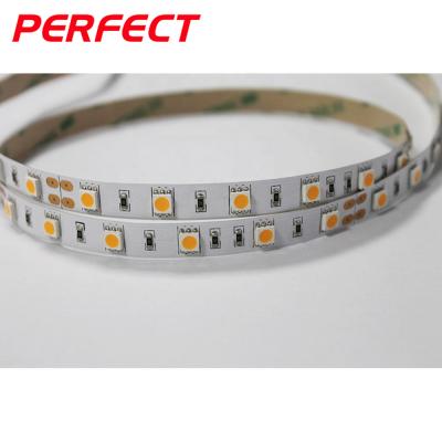 China Warehouse led strip motion sensor 5050 led strip 14.4W warm white multimeter wire strip light for sale