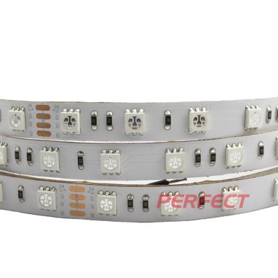 China Warehouse 24v 60leds/m ip65 waterpoof 5050smd RGB IC chip led strip led strip 5050 rgbw for sale