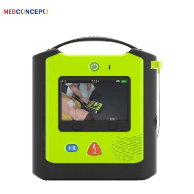 China Portable Metal Automated External Defibrillator AED Defibrillator with LCD Display with Images and Prompts for sale