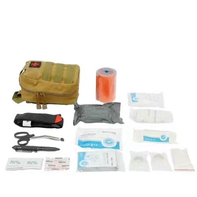 China Nylon/Cotton Outdoor Military Tactical Medical Camping Bag First Aid Molle Making Hiking Bag Service First Aid Kit for sale