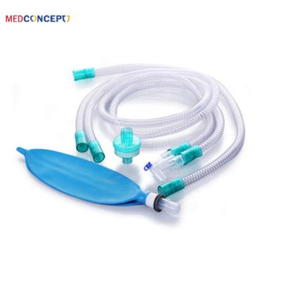 China Disposable PVC Length 160cm 170cm 200cm Anesthesia Circuits Medical Anesthesia Breathing Circuit for sale