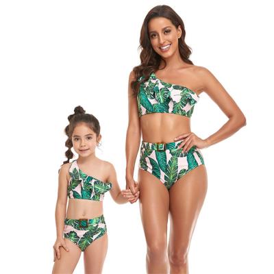 China Kids Matching Mommy and Me Brachwear Swimsuit Mommy Swimwear Bikini Swimwear Mother Daughter Swimwear Family Outfits QUICK DRY Swimwear for sale