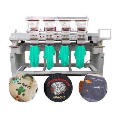 China Hotels Four Head Sequin Bag Cap 9/12/15 Tying Automatic Needles Embroidery Machine for sale