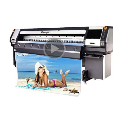 China Bill Printer 240sqm/H! Funsunjet FS-3208K 3200mm Konica 512i Head Large Format Outdoor Solvent Printer for sale