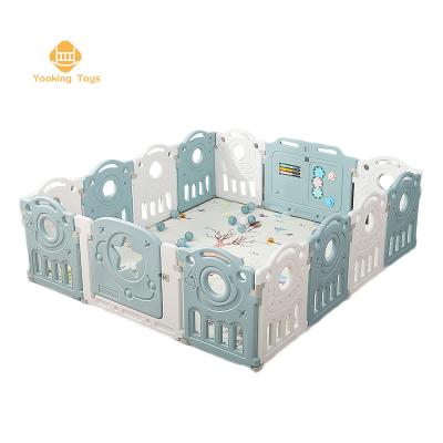 China Modern Indoor Park Fence Baby White Indoor Playground Baby Playpen for sale