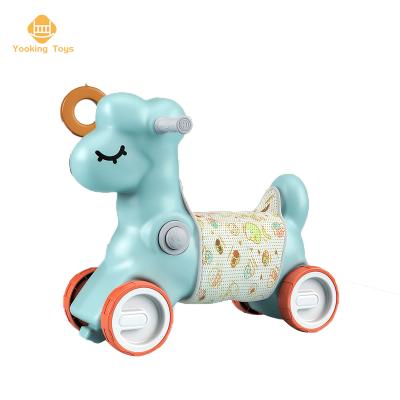 China Ride On Toy Animal Lovely Rocking Horse Kids Sliding Outdoor Playground Spring Children for sale