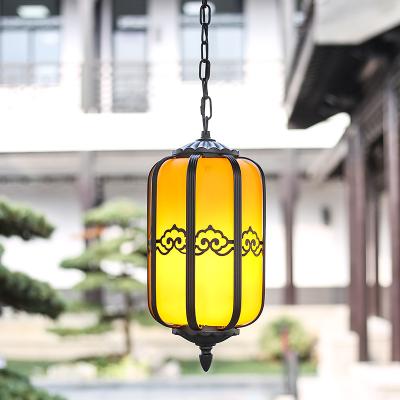 China Chinese Style New Chinese Style Courtyard Lamp Outdoor Corridor Door Balcony Garden Pavilion Lantern Waterproof Chandelier for sale