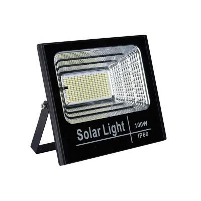 China LANDSCAPE Waterproof ABS Ip67 25w 40w 60w 100w 200w Remote Control LED Solar Flood Light for sale