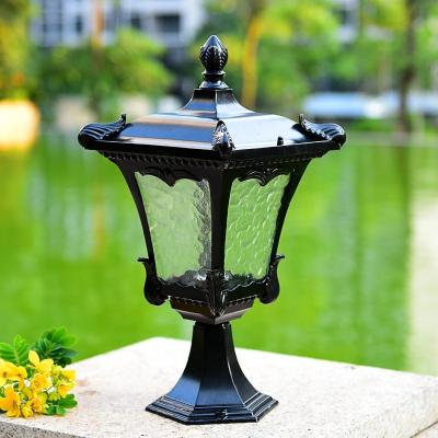 China Outdoor Aluminum Aluminum Pillar Lights Waterproof Post Solar Powered Led Door Light 2W 3W 4W Bright White Acrylic Body Lamp Item Hot for sale