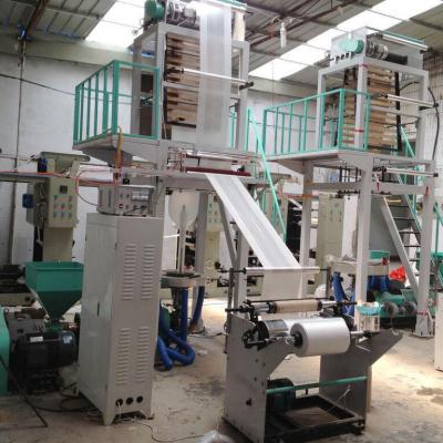 China HDPE PE High Speed ​​LDPE Easy Operation Single Layer Biodegradable Blown Plastic Film Machine Price for sale