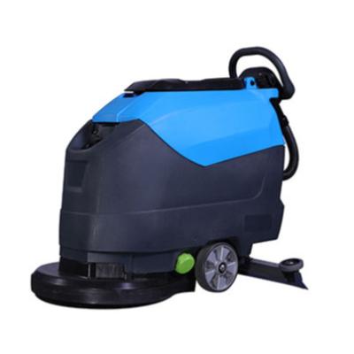 China Hotels Hand Push Type Mini Size Cheap Price Battery Operated Floor Scrubber Floor Cleaning Machine for sale