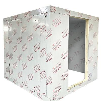 China Container Walk In Cooler PU Insulation Panels Cold Room With Hinge Door for sale