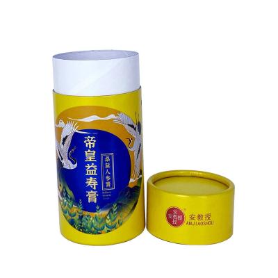 China Recycled Materials China Manufacturer Candle Box And Paper Tube Gift Packaging Boxes Paper Tube Packaging Box For Tea for sale