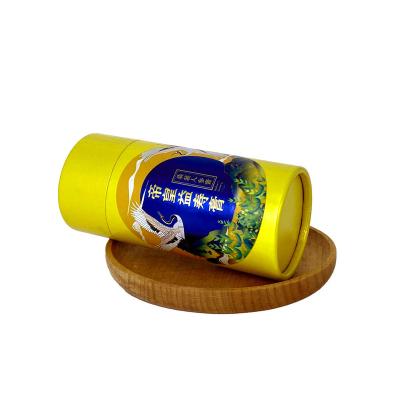 China Recycled Materials Custom Logo China Supplier Custom Print Cylinder Paper Tube Packaging Cosmetic Paper Tube Packaging for sale