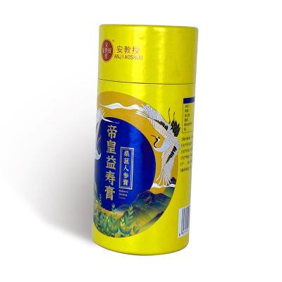 China Recycled Materials Manufacturer Supplier China Cheap Eco-Friendly Round Cylindrical Packaging Round Box Wholesale Tea Cosmetic for sale