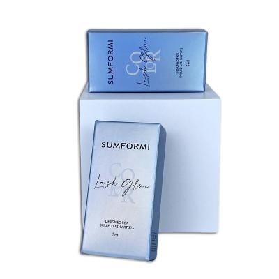 China Recycled Materials Wholesale Custom Logo Small Silver Card Box Packaging For Cosmetic Skincare Product for sale