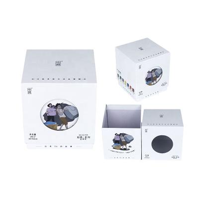 China Recycled Materials Luxury Custom Logo White Rigid Boxes Lid And Base Packaging Paper Box For  Cosmetic for sale