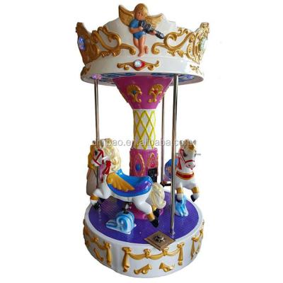 China Factory price kids carousel ride coin operated 3 players amusement rides for kids for sale