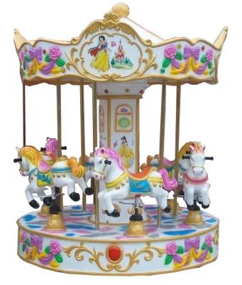 China Dinibao Amusement Park Coin Operated Carousel  Ride 6 Seats Kids Carousel Coin Operated For Sale for sale