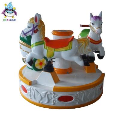 China Dinibao Indoor coin operated 3 players kids carousel horses game machine kids carousel ride for sale for sale