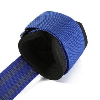 China New Selling Durable Bodybuilding Wrist Supports Aid Grip Strength Weightlifting Straps for sale