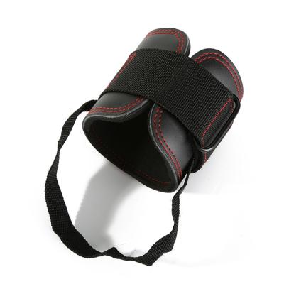 China Durable Adjustable Ankle Cuff Strap With Metal Buckle Workout Fitness Ankle Cuff Strap for sale