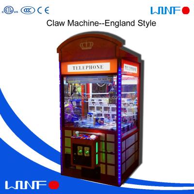 China Professional Shopping Mall Crane Claw Machine Vending Machine Game Machine 78*78*180cm and New Arrival Gift and Hot Sale Toy for sale