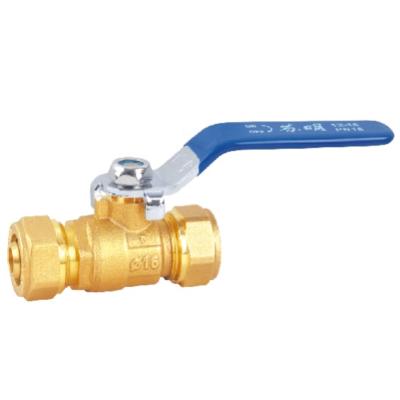 China General SU-Q619 DN15 - DN50 Pressure PN16 Aluminum-Plastic Double Tube Brass Ball Valve for sale