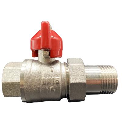 China SU-Q833 DN20 DN25 PN16 General Brass Ball Union Valve With Best Price for sale