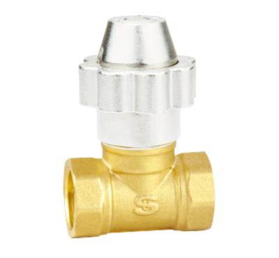 China SU-J422 General Manual Self-closing Pressure Regulator Magnetic Locking Brass Control Valve DN20 DN25 DN32 DN40 for sale