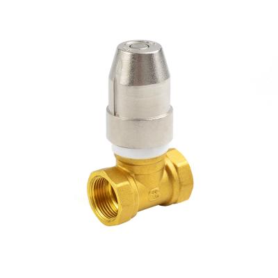 China General Goods Using Low Price Manual Self Closing Pressure Regulator Magnetic Locking Brass Control Valve for sale