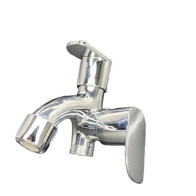 China Electric Faucets Kitchen Sink Double Head 1 In Two Way Double Handle 2 Wall Water Faucet Faucet for sale