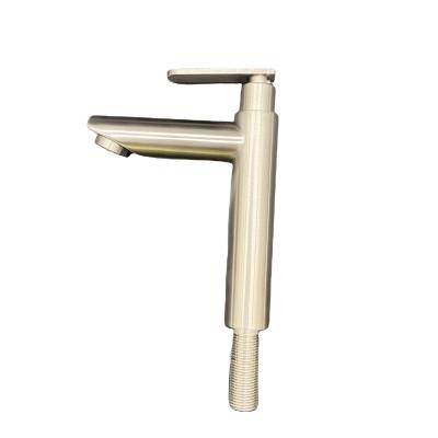 China Modern 304 Stainless Steel Body Kitchen Sink Deck Mounted Single Handle Faucet Sus3010 for sale