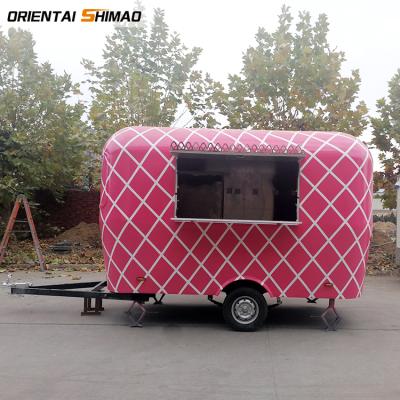 China Vegetable Processing Plant Food Snack Machines Mobile Food Truck Cart Concession Airstream Food Trailer For Sale for sale