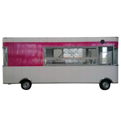 China High quality mobile vegetable processing plant food cart to tow cocktail cart mobile food bus for sale