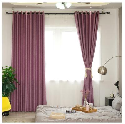 China Blackout Blackout Single Canvas Light Curtain Luxury European Style Window Curtain Wall for sale