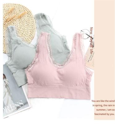 Cina mutandine senza cuciture del pizzo del cotone dei grandi reggiseni di nylon delle signore di 85D 75B 80A floreali in vendita