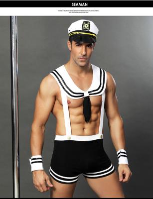 China XXL-Männer sexy Seemann Uniform Cosplay die Wäsche-der Taillen-82cm des Fehlschlag-87cm zu verkaufen