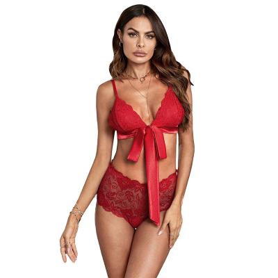 Chine le soutien-gorge sexy de culotte de 70C 75A 70B 50kg a placé deux courroies lacent le soutien-gorge de Bralette à vendre